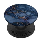 PopSockets Elegant Dark Midnight & Navy Blue Pattern PopSockets PopGrip: Swappable Grip for Phones & Tablets