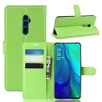 Oppo Reno 10Xzoom      Pu Wallet Case    [Green]