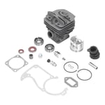 Kit de joint de collecteur d'admission de Piston de cylindre de tron&ccedil;onneuse de 48mm, remplacement 1125 020 1215 pour Stihl MS360 036