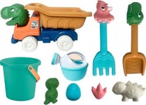 Leantoys Sand Tipper Skopa Gjutformar Dinosaurier