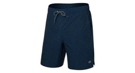 Short 2 en 1 saxx multisport bleu marine