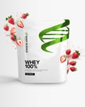 2 x Proteinpulver Whey 100% - 1 kg - Strawberry - Body Science - Vassleprotein, Protein