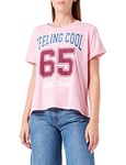 United Colors of Benetton Women's T-Shirt 3BVG3M01Z, Pink with 2D3 Graphics, XS