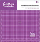 Crafter's Companion CC-Tool-STMAT 12" x 12" Professional Stamping Mat-Lightweight and Durable, Purple