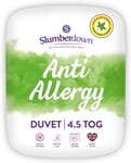 Slumberdown Anti Allergy Duvet, King Size, 4.5 Tog Summer Cool