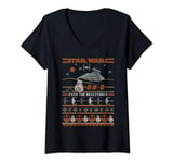 Star Wars Vintage BB-8 Join The Resistance T-Shirt avec Col en V