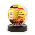 Scotch® super 88 vinyl isolasjons premium elektrotape 19 mm x 20 m svart