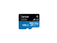 Lexar 633x Memoria Flash 128Gb MicroSDXC UHS-I Classe 10 Lsdmi128bb633a Micro Se