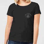 Braille Skateboarding Limited Edition Bridge Sunset Pocket Women's T-Shirt - Black - 3XL - Noir