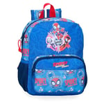 Marvel Disney Spidey Power of 3 Children's Backpack, School Backpack, Wide Straps, Ergonomic and Padded, Various Pockets by Joumma Bags, blue, Backpack 28