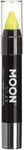 Moon Glow - Neon UV Paint Stick Body Crayon for the Face  Body  Pastel Yellow