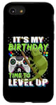 Coque pour iPhone SE (2020) / 7 / 8 It's My Birthday Chameleon Time to Level Up Jeu vidéo