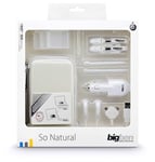 pack SO natural 9 éléments nintendo DS LITE DSI neuf etui chargeur blanc