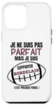 Coque pour iPhone 15 Pro Max Supporter Rugby Bordeaux Humour