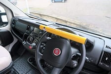 Milenco 512 Commercial Steering Wheel Lock, 14.0 cm*76.0 cm*5.0 cm, Yellow