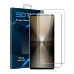 2x 2x Tempered Glass Screen Protector for Sony Xperia 1 VI Clear