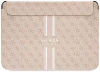 Guess 4G Printed Stripes Laptop Sleeve for 16" MacBook Pink - GUCS16P4RPSP