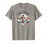 Retro Vintage Wolf Creek Colorado Ski Resort Winter Skiing T-Shirt