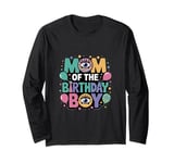 Mom And Dad Birthday Boy Monster Family Party Decorations Long Sleeve T-Shirt