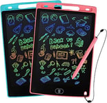 Kogabanny Tablette Dessin Enfant 2 Pièces 8.5 Pouces,Tablette d'écriture LCD pour 3-10 Ans Enfants Ardoise Magique,Jouet Educatif de Filles et Garcons, Cadeaux d'anniversaire Noël