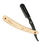 Parker Light Wood Handle Clip Type Black Blade Holder Barber/Straight Razor