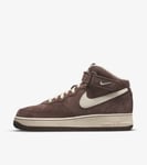 Nike Unisex Air Force 1 Mid Trainers Chocolate/Cream - Brown Suede - Size UK 8.5