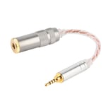 Ljudadapterkabel Hane till Hona Headset Konverteringskabel Adapter för ZX300A HiFiman 2.5mm Balanserad Hane till 4.4mm Balanserad Hona