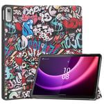 Lenovo Tab P11 (2nd Gen) TB350 Designer Tri-Fold Case Graffiti