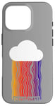 iPhone 16 Pro Cloud with Rainbow Rain Code Wave Case