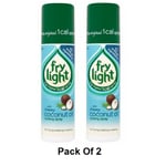 Coconut Oil Frylight Frying / Roasting Cooking Spray 190 ml  PACK OF 2