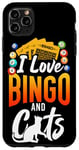 iPhone 11 Pro Max Bingo Player Cat I Love Bingo And Cats Case