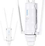 Point d'accès sans Fil extérieur AC1200 Répéteur WLAN extérieur Répéteur WLAN extérieur Amplificateur WiFi de Zone extérieure Amplificateur WLAN Extenseur WLAN Double Bande extérieur Routeur