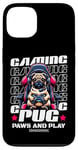 iPhone 13 Gaming Pug Video Game Dog Graphic For Men Boys Women Kids Case