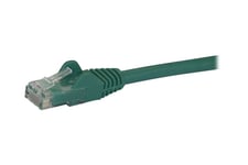 StarTech.com 10m CAT6 Ethernet Cable, 10 Gigabit Snagless RJ45 650MHz 100W PoE Patch Cord, CAT 6 10GbE UTP Network Cable w/Strain Relief, Green, Fluke Tested/Wiring is UL Certified/TIA - Category 6 - 24AWG (N6PATC10MGN) - patch-kabel - 10 m - grön