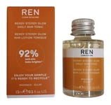 REN Ready Steady Glow Daily AHA Tonic Toning Lotion 15ml TRAVEL SIZE