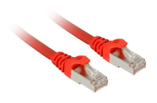 Sharkoon Patch Network Cable Sftp, Rj-45, With Cat.7A Raw Cable (Red, 10 Meters)