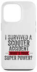 Coque pour iPhone 13 Pro Trottinette électrique survivant accident blessure