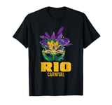 Carnival Mask Rio de Janeiro Celebration Brazil Carnival T-Shirt