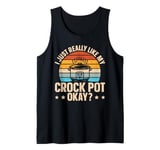 Cooking with Crockpot Quote for a Crock Pot expert Tank Top