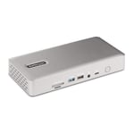 StarTech.COM Dock Thunderbolt 4 pour Écrans Multiples, Dock Jusqu'à 4 Écrans - 2X HDMI/2x DP, Hub 7X USB, 2.5GbE, PD 98W