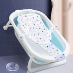 Safe Newborn Foldable Non-slip Baby Tubs Bath Mat Cross-shaped Bathtub Seat