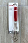 KitchenAid Stainless Steel Manual Hand Whisk Empire Red