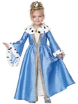 Little Queen Royal Medieval Renaissance Book Week Toddler Girls Costume 3-4