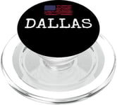 Dallas City Drapeau USA Voyage US Amérique Town PopSockets PopGrip pour MagSafe