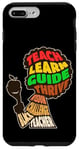 iPhone 7 Plus/8 Plus Afro Teacher African American Inspirational Word Cloud Case