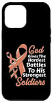 Coque pour iPhone 15 Plus Le dieu du cancer de l'utérin donne des batailles les plus dures aux soldats les plus forts