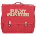 Cartable Jojo Factory  CARTABLE UNIE PINK FUNNY MONSTER 35 CM