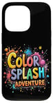 Coque pour iPhone 13 Pro Color Splash Adventure Colorful Paint