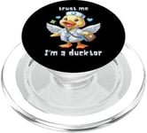 Fais-moi confiance, c'est drôle, je suis un canard. Doctor Says Duck PopSockets PopGrip pour MagSafe