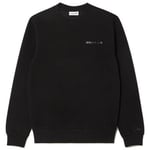 Sweat-shirt Lacoste  SWEATSHIRT  EN PIQUÉ AVEC BADGE NOIR